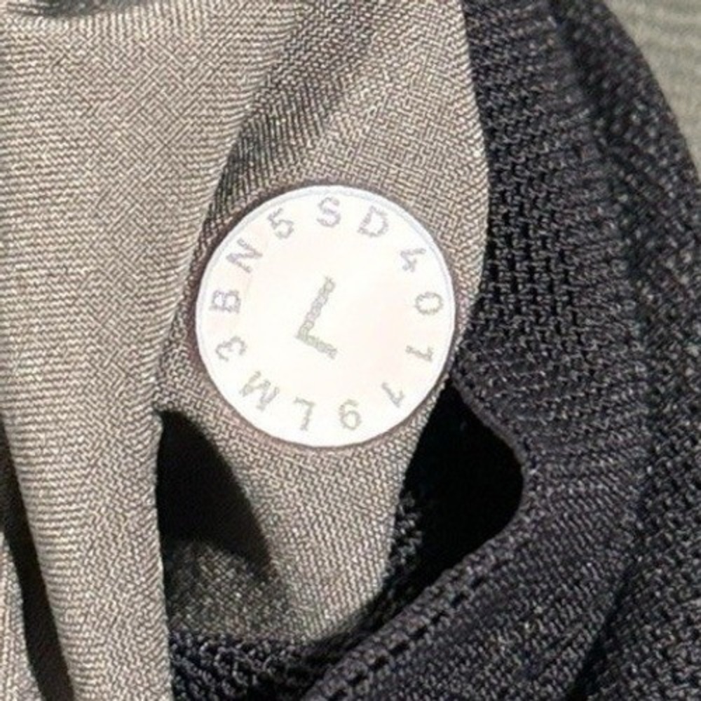 Lululemon Sojourn‎ Bomber Jacket Men's Large Grey Sage Black Warpstreme - Picture 3 of 12